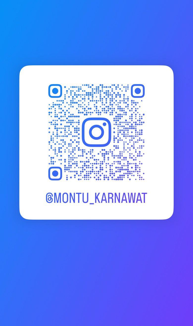 Instagram @montu_karnawat